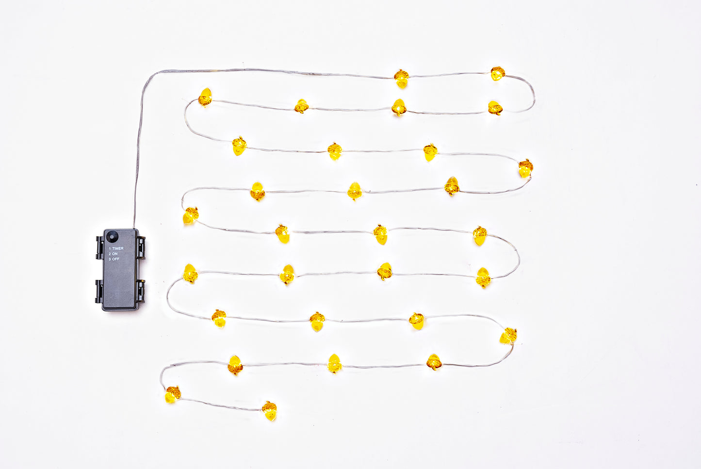 LED-Lichterkette "Eicheln", 30 LEDs, 290 cm