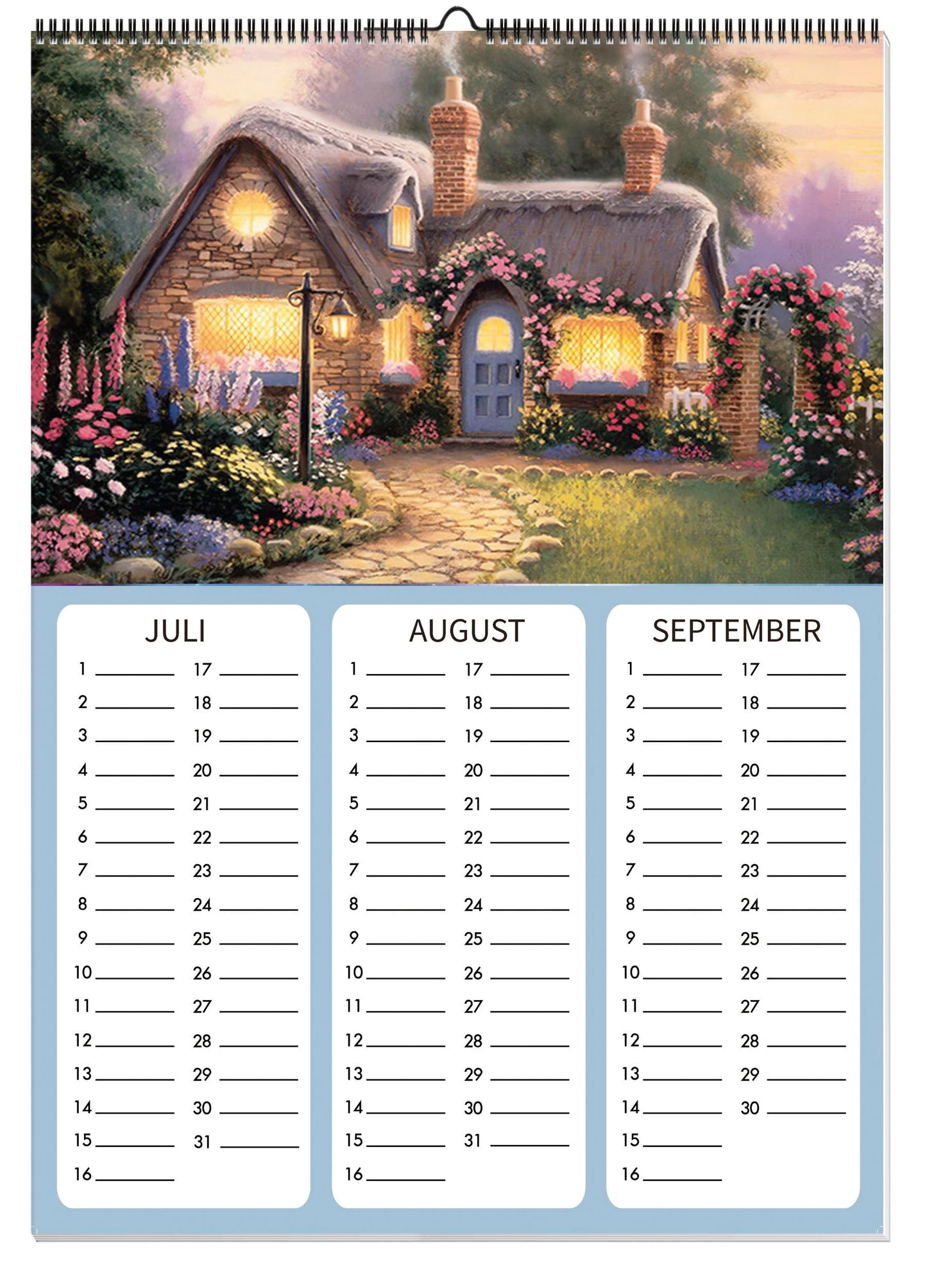 DIAMOND PAINTING IMMERWÄHRENDER KALENDER - STIMMUNGEN - Erst basteln, dann aufhängen! Wandkalender mit 4 Diamond Painting-Motiven zum selbst Gestalten