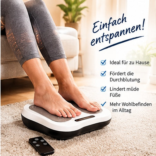 Fußmassagegerät mit EMS & Wärme | 3-in-1 | 50 Intensitätsstufen