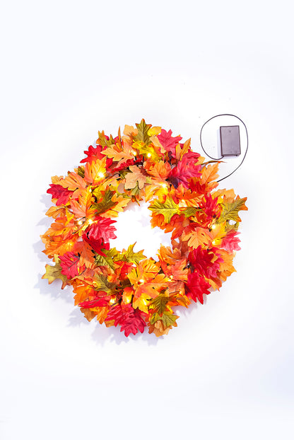 LED-Dekokranz "Herbstzauber"
