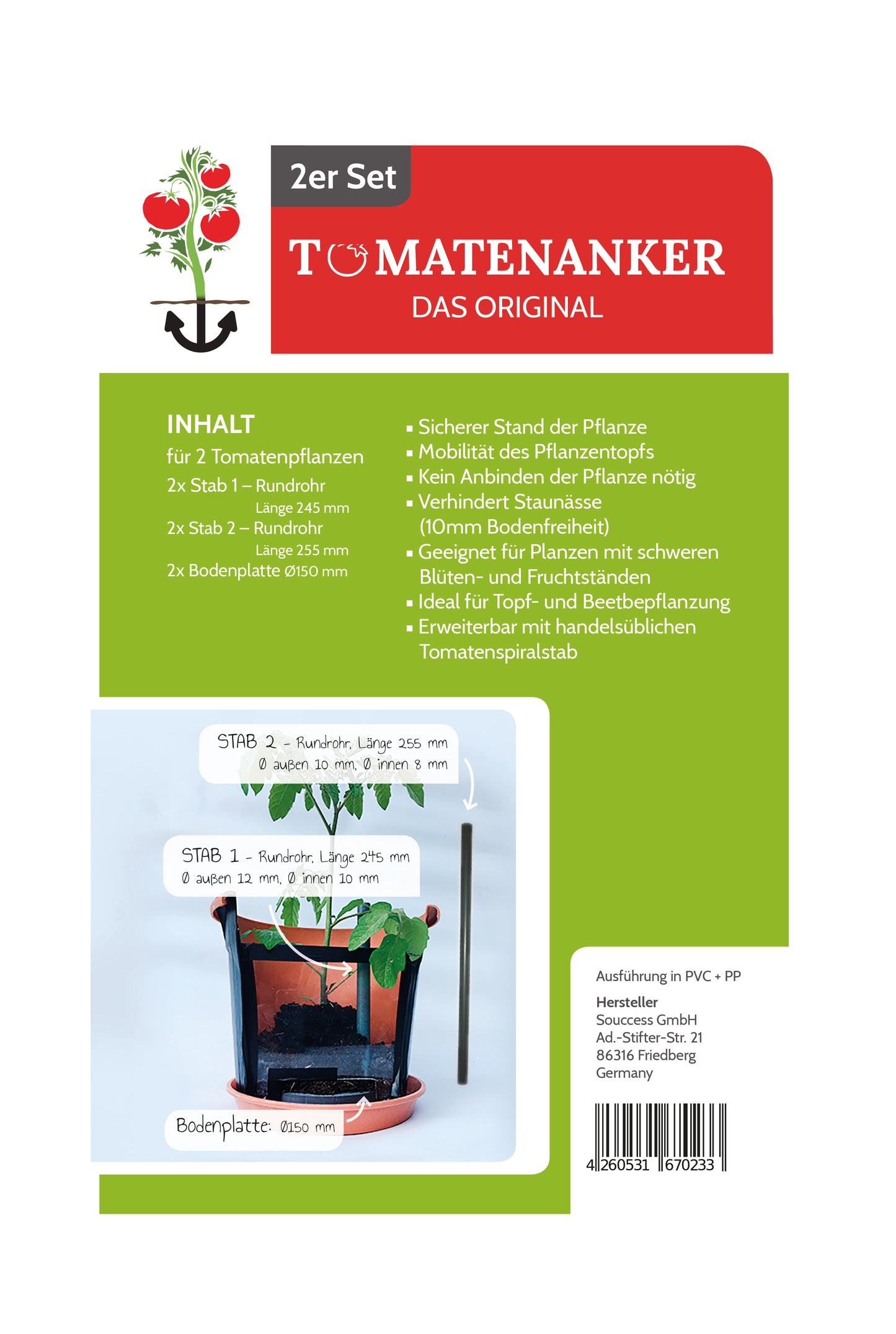 TOMATENANKER, DAS ORIGINAL! 2ER-SET