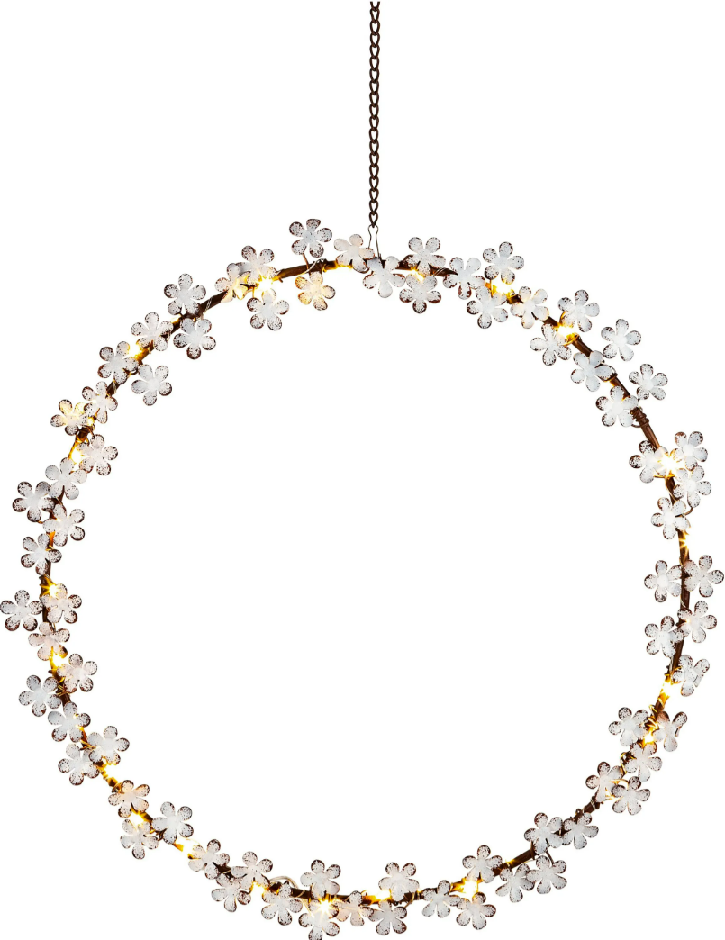 LED-Dekokranz "Fiore" 32 cm