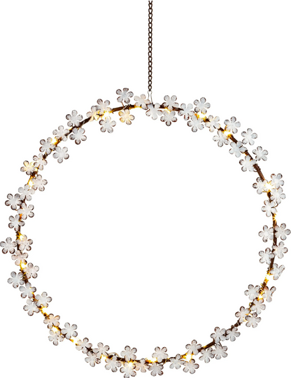 LED-Dekokranz "Fiore" 32 cm