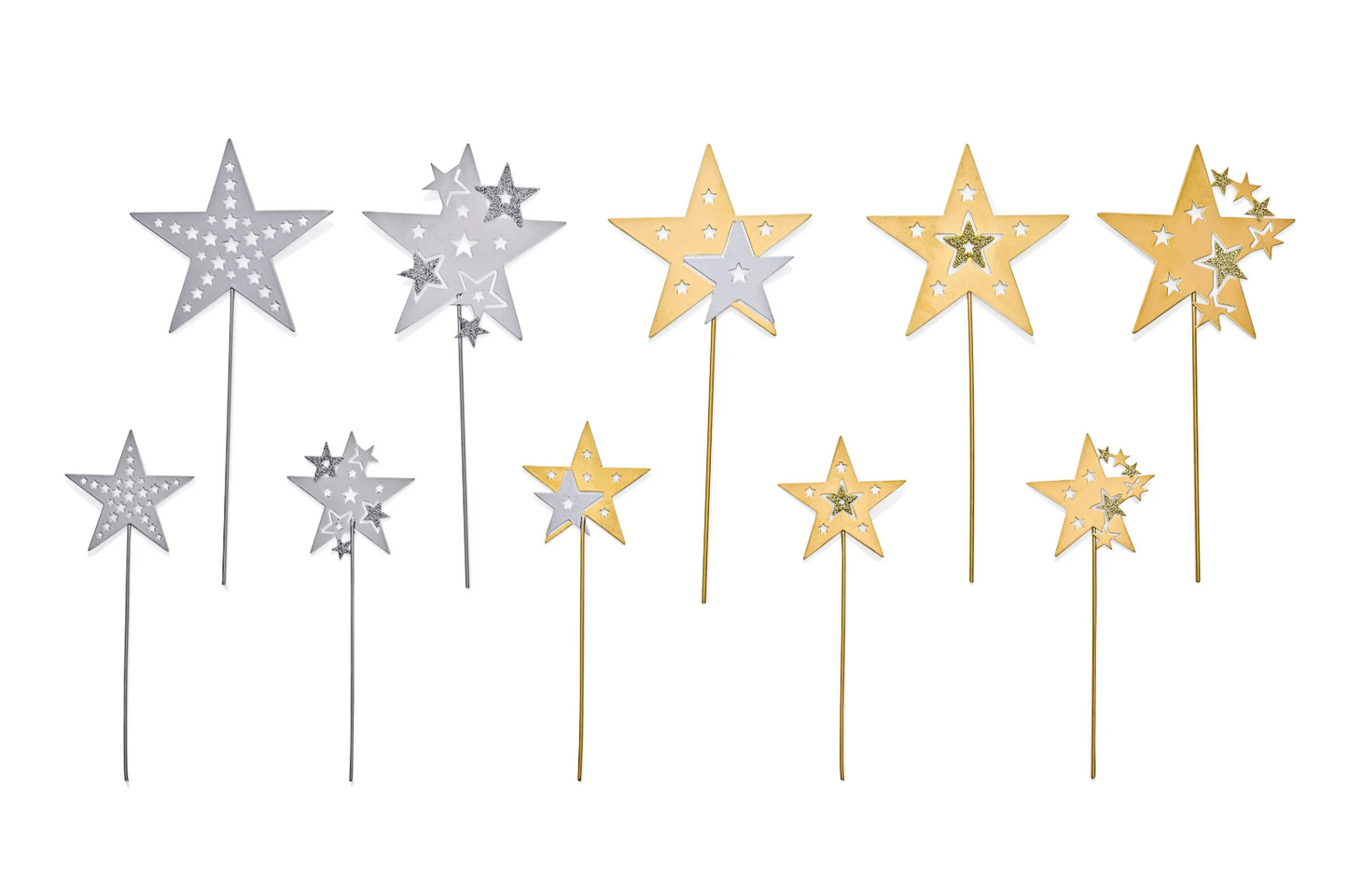 Deko-Stecker "Sternenhimmel", 10er-Set