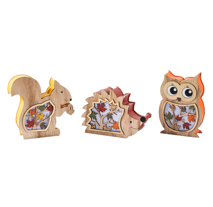 LED-Stimmungsleuchten "Herbst", 3er-Set