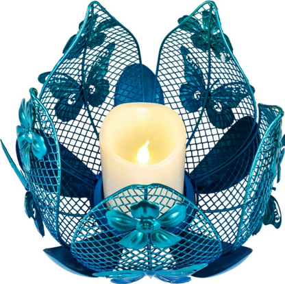 Lotusblume "Butterfly" mit LED-Kerze