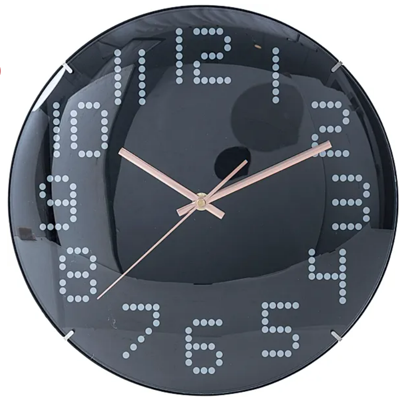 LED-Wanduhr mit Hintergrundbeleuchtung
