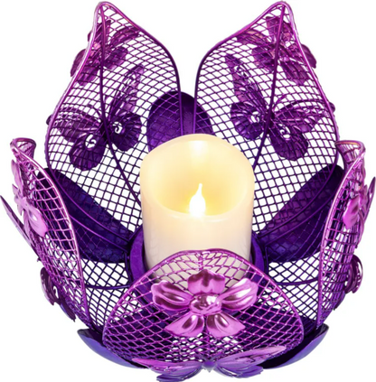 Lotusblume "Butterfly" mit LED-Kerze