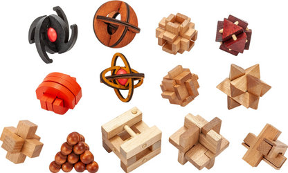 Holz Knobelspiele Adventskalender 2024