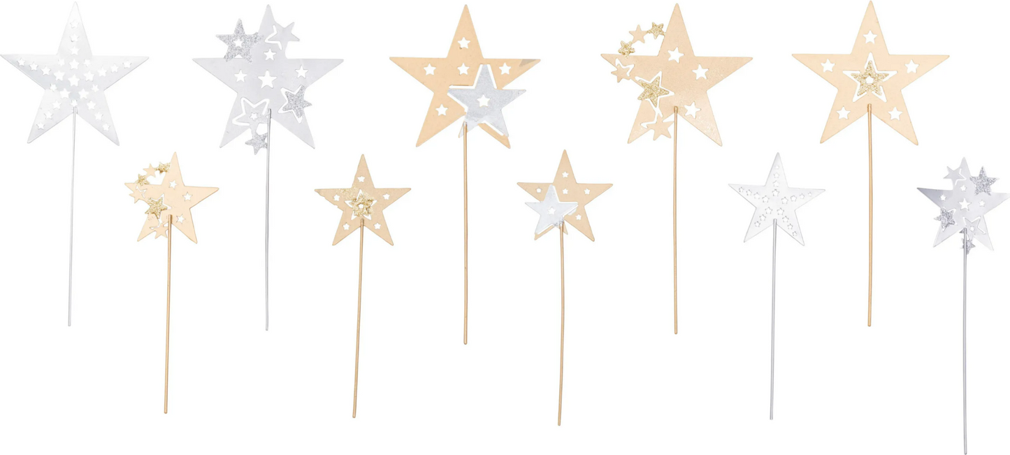 Deko-Stecker "Sternenhimmel", 10er-Set