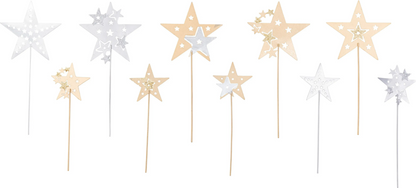 Deko-Stecker "Sternenhimmel", 10er-Set
