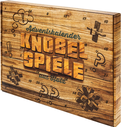 Holz Knobelspiele Adventskalender 2024