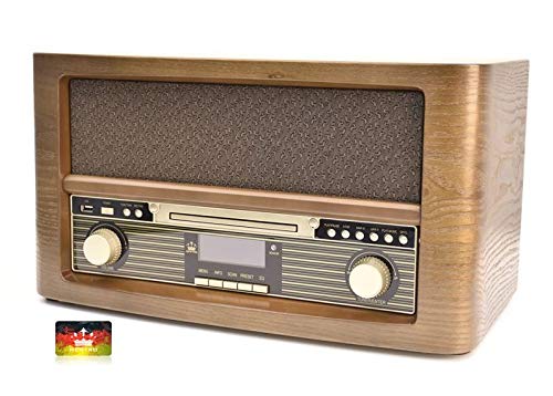 NEWTRO Nostalgie-Stereoanlage CD/DAB+/UKW Rhonda