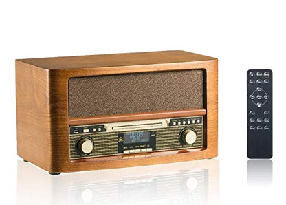 NEWTRO Nostalgie-Stereoanlage CD/DAB+/UKW Rhonda