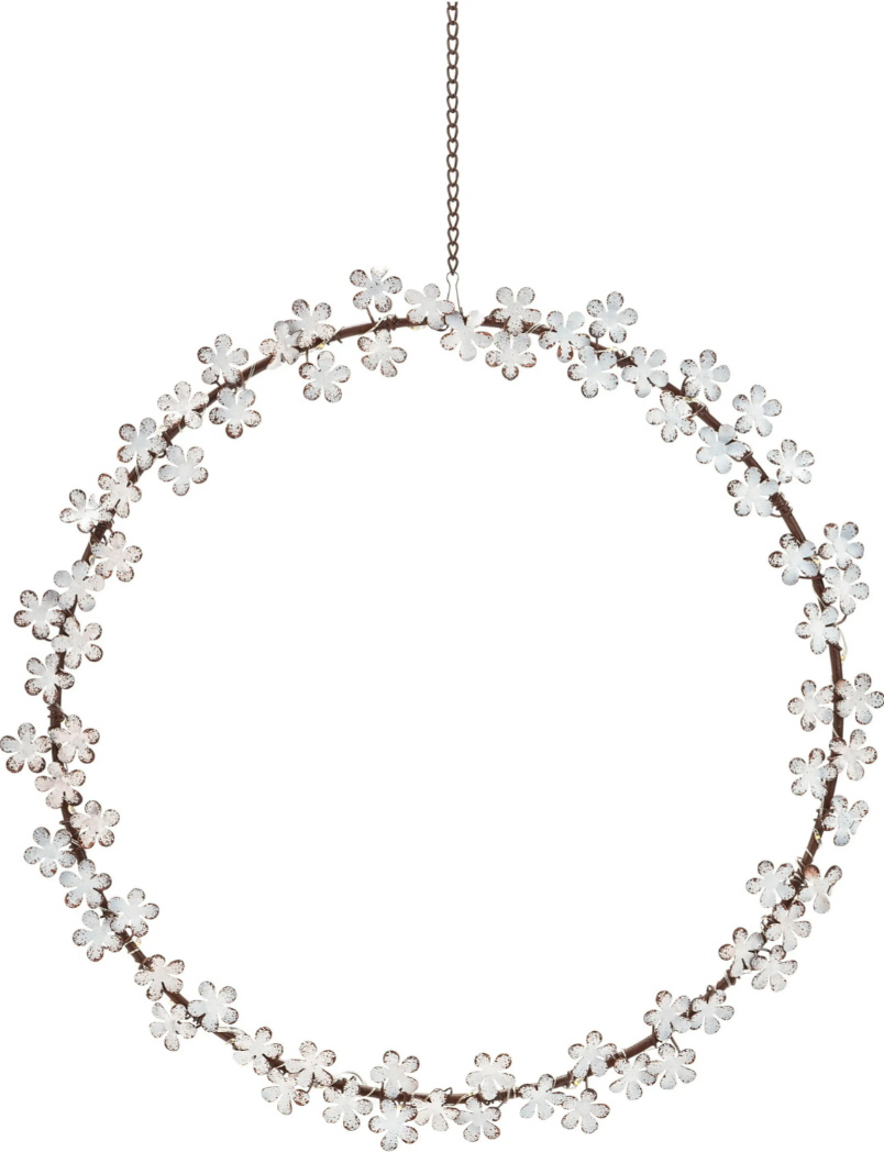 LED-Dekokranz "Fiore" 32 cm