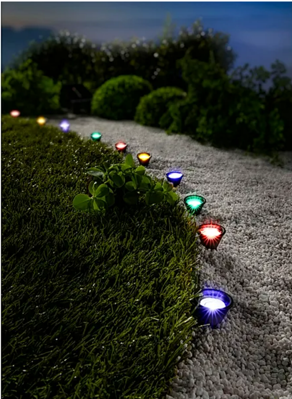 Solar-Gartenlichter "Color" 10-teilig