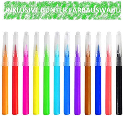 SOUCCESS Spraystifte-Nachfüllpack, 12tlg. Ersatzstifte Kabelloses Airbrush Spraystifte-Malset