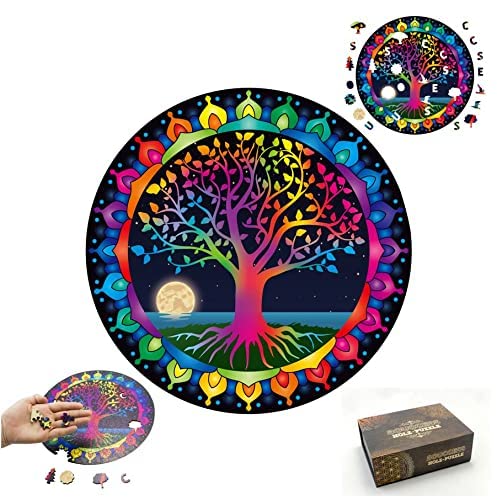 SOUCCESS HOLZPUZZLE LEBENSBAUM (Holz-Puzzle im exklusivem Lebensbaum42-Design, Puzzlespass für Groß und Klein)