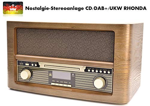 NEWTRO Nostalgie-Stereoanlage CD/DAB+/UKW Rhonda