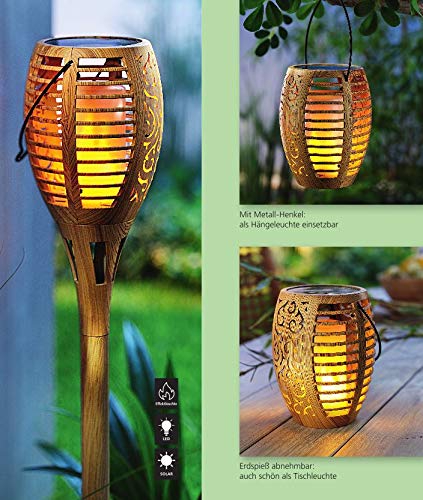 Sonnenkerze Solar-Gartenstecker