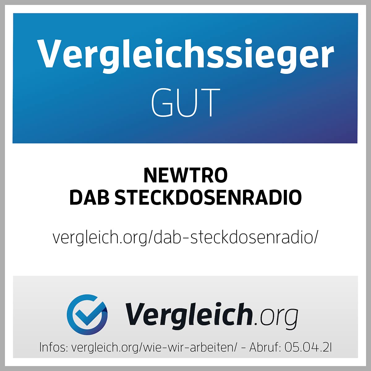 Newtro DAB + Steckdosenradio