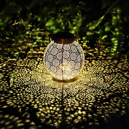 SONNENKERZE SOLAR-LATERNE "MARRAKESCH" Solar-Laterne für Außen, Außenbeleuchtung, wasserdicht, Metall, solarbetrieben, zum Hängen oder Stellen im Garten, auf der Terrasse uvm.
