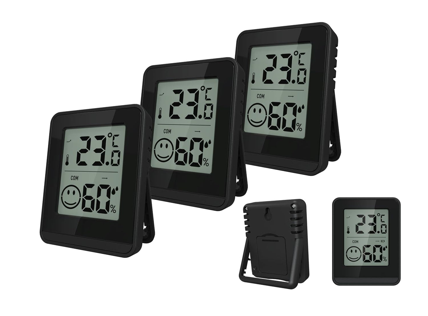 SOUCCESS Thermo-Hygrometer, 3er Set