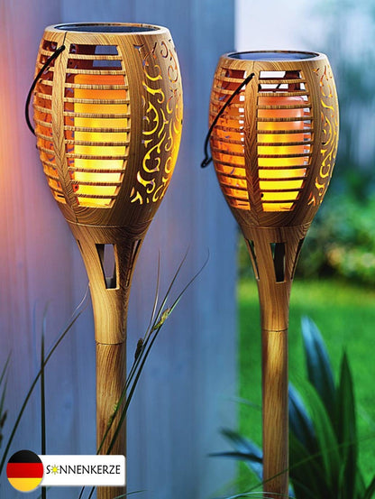 Sonnenkerze Solar-Gartenstecker
