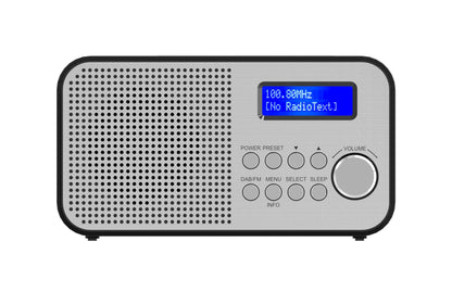 NEWTRO TRAGBARES DAB-Radio MIT INTEGRIERTEM AKKU (DAB/FM-Radio, Lautsprecher, KOPFHÖRERANSCHLUSS, TASTENSTEUERUNG, SENDERSPEICHER, TELESKOPANTENNE)