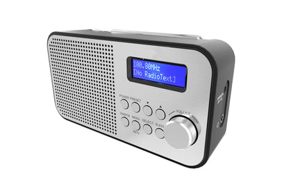 NEWTRO TRAGBARES DAB-Radio MIT INTEGRIERTEM AKKU (DAB/FM-Radio, Lautsprecher, KOPFHÖRERANSCHLUSS, TASTENSTEUERUNG, SENDERSPEICHER, TELESKOPANTENNE)