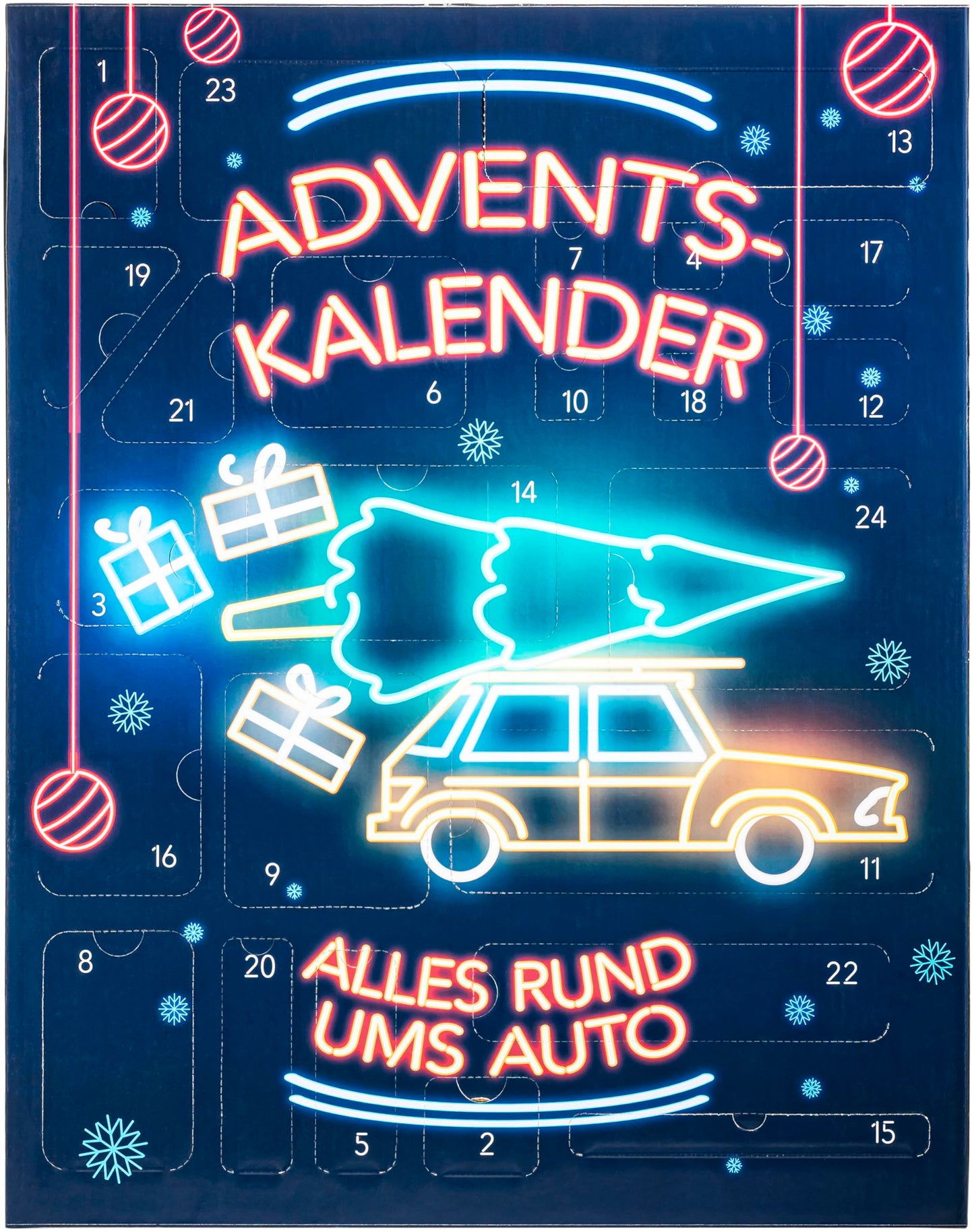 ADVENTSKALENDER AUTO - Adventskalender für Autofans, 24 x eine neue Überraschung für "Alles rund ums Auto"