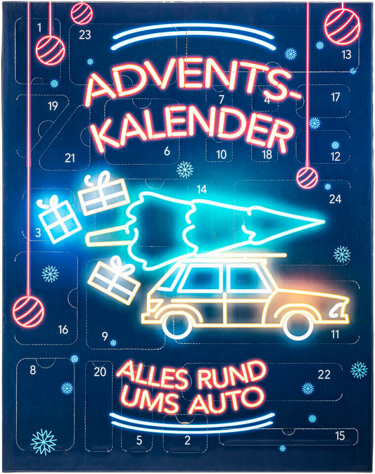 ADVENTSKALENDER AUTO - Adventskalender für Autofans, 24 x eine neue Überraschung für "Alles rund ums Auto"