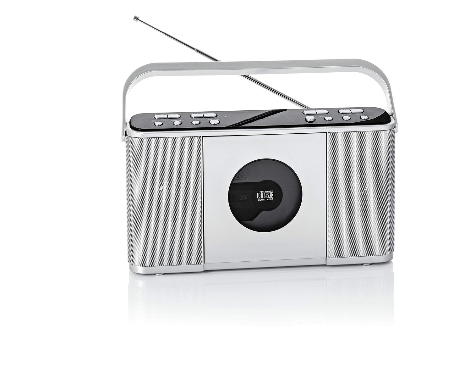 NEWTRO CD-Kofferradio mit DAB - CD, DAB+ Digitalradio, UKW/FM-Radio mit PLL-Tuner, USB-Playback, AUX-IN, UVM.