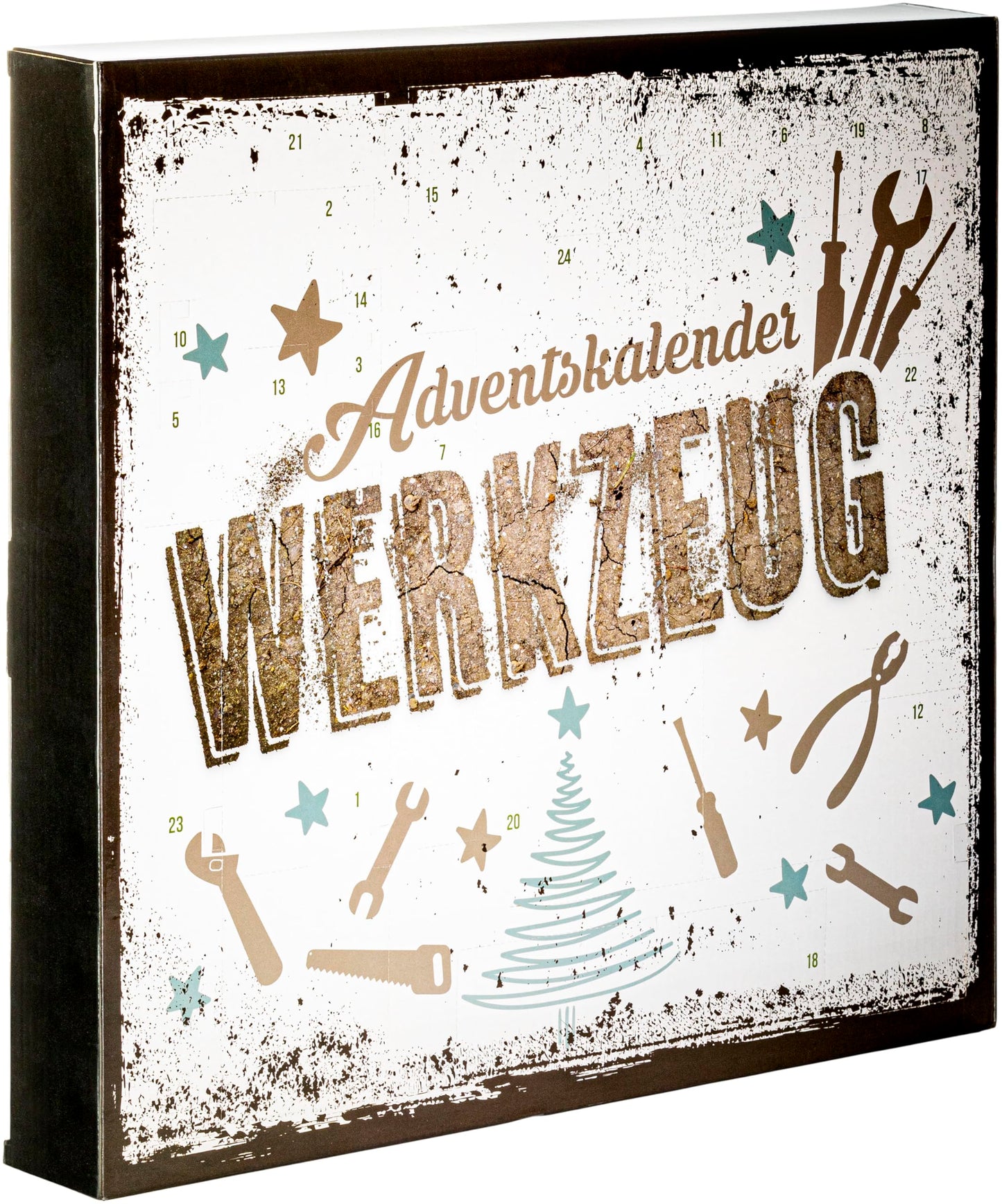 ADVENTSKALENDER WERKZEUG - Adventskalender für Heimwerker, 24 x eine neue Überraschung, inkl. Tasche
