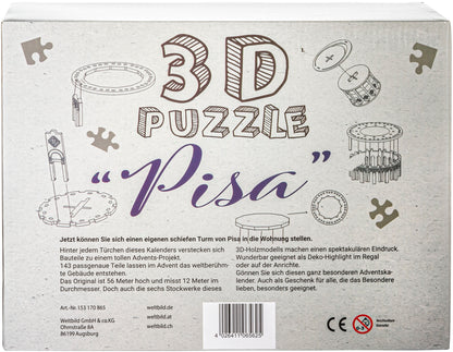 Adventskalender 3D Puzzle