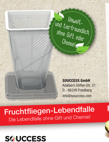 Fruchtfliegen-Lebendfalle