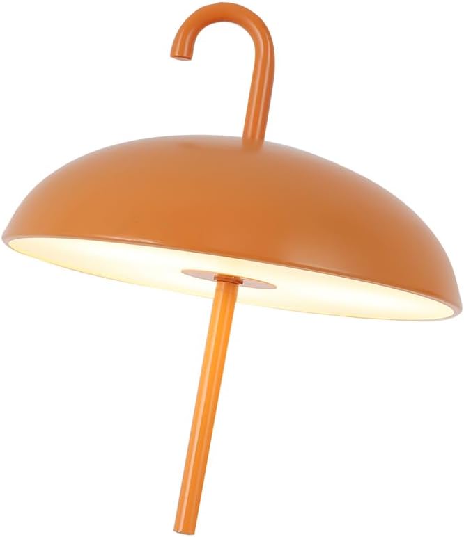 SONNENKERZE Regenschirm Tischlampe GRÜN mit Akku & USB-C